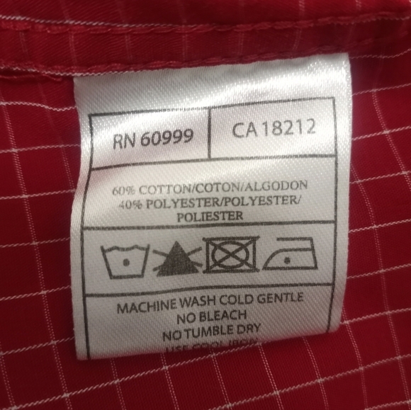 Antigua North Carolina State Windowpane Plaid Button Down Shirt Size XL - Picture 8 of 15